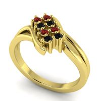 Simple Pave Bypass Agati Ring