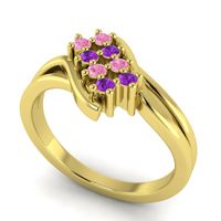 Simple Pave Bypass Agati Ring