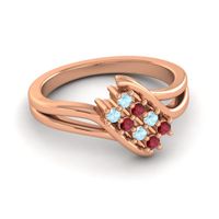 Simple Pave Bypass Agati Ring