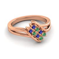 Simple Pave Bypass Agati Ring