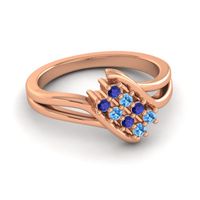 Simple Pave Bypass Agati Ring