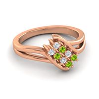 Simple Pave Bypass Agati Ring