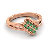 Simple Pave Bypass Agati Ring