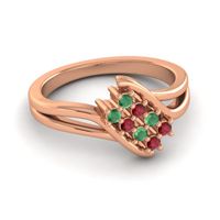 Simple Pave Bypass Agati Ring