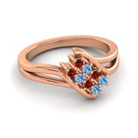 Simple Pave Bypass Agati Ring