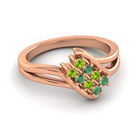Simple Pave Bypass Agati Ring