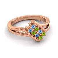 Simple Pave Bypass Agati Ring