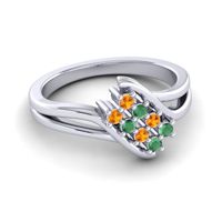 Simple Pave Bypass Agati Ring