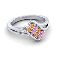 Simple Pave Bypass Agati Ring