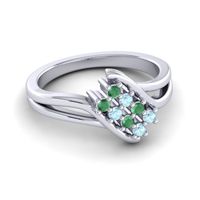 Simple Pave Bypass Agati Ring