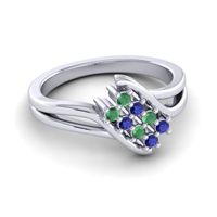Simple Pave Bypass Agati Ring