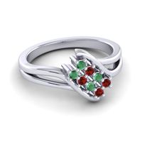 Simple Pave Bypass Agati Ring