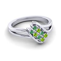 Simple Pave Bypass Agati Ring