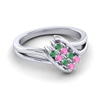 Simple Pave Bypass Agati Ring