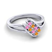 Simple Pave Bypass Agati Ring