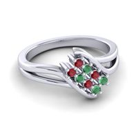 Simple Pave Bypass Agati Ring