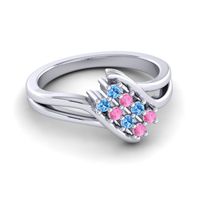 Simple Pave Bypass Agati Ring