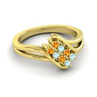 Simple Pave Bypass Agati Ring