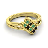 Simple Pave Bypass Agati Ring