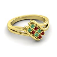 Simple Pave Bypass Agati Ring