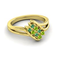 Simple Pave Bypass Agati Ring