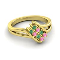 Simple Pave Bypass Agati Ring