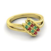 Simple Pave Bypass Agati Ring