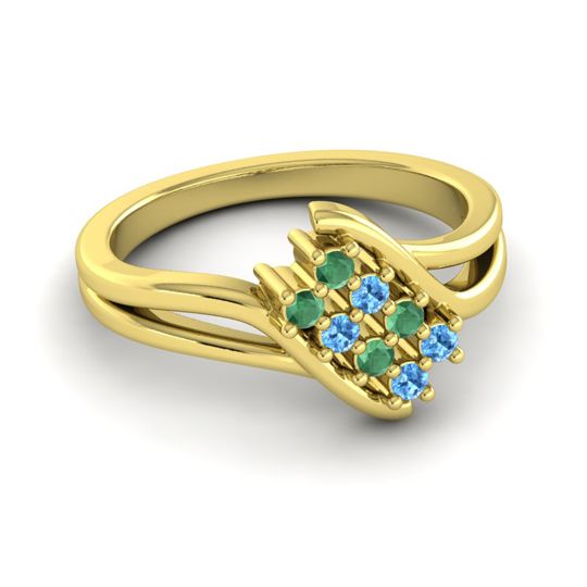 Simple Pave Bypass Agati Ring