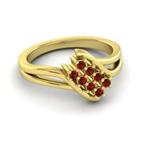 Simple Pave Bypass Agati Ring