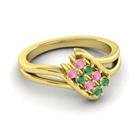 Simple Pave Bypass Agati Ring