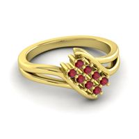 Simple Pave Bypass Agati Ring