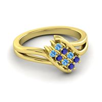 Simple Pave Bypass Agati Ring