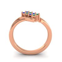 Simple Pave Bypass Agati Ring