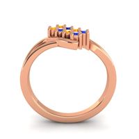 Simple Pave Bypass Agati Ring