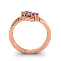 Simple Pave Bypass Agati Ring