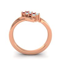 Simple Pave Bypass Agati Ring