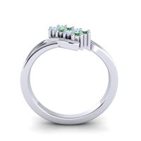 Simple Pave Bypass Agati Ring