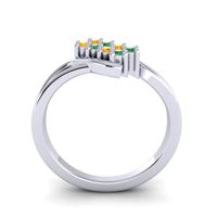 Simple Pave Bypass Agati Ring