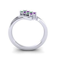 Simple Pave Bypass Agati Ring