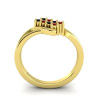 Simple Pave Bypass Agati Ring
