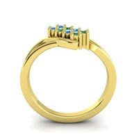 Simple Pave Bypass Agati Ring