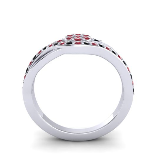 Simple Floral Pave Zami Ring