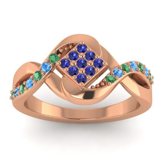 Simple Pave Bypass Pratika Ring