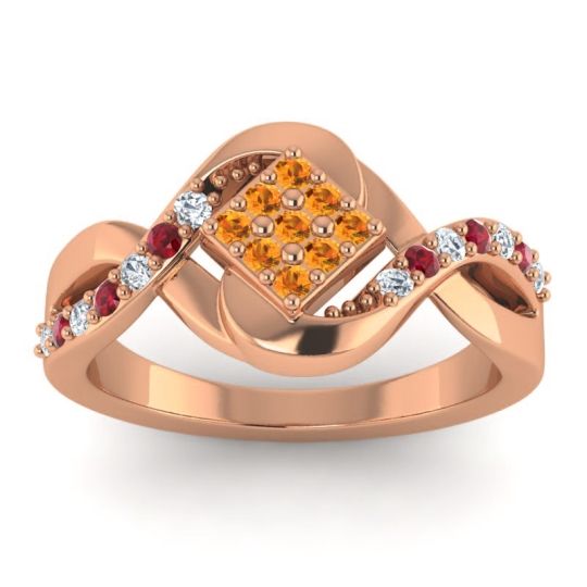 Simple Pave Bypass Pratika Ring