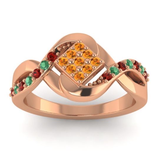 Simple Pave Bypass Pratika Ring