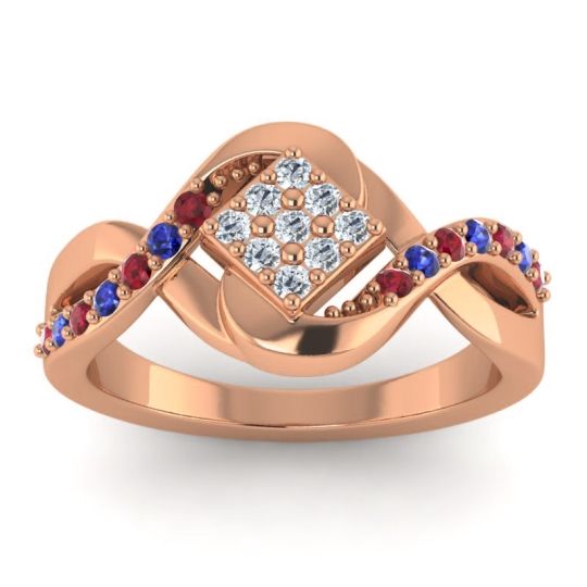 Simple Pave Bypass Pratika Ring