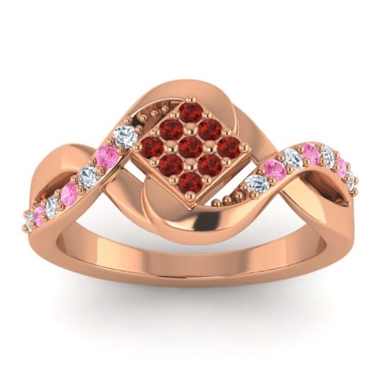 Simple Pave Bypass Pratika Ring