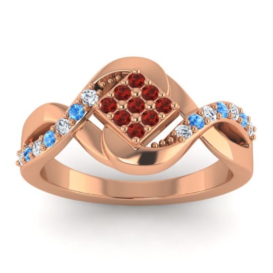 Simple Pave Bypass Pratika Ring