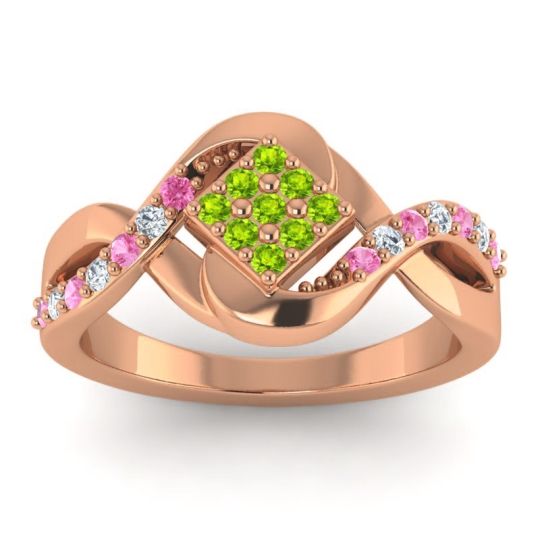 Simple Pave Bypass Pratika Ring