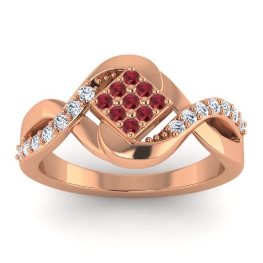 Simple Pave Bypass Pratika Ring